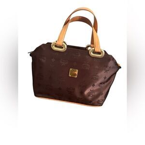 MCM Visetos Nylon Handbag